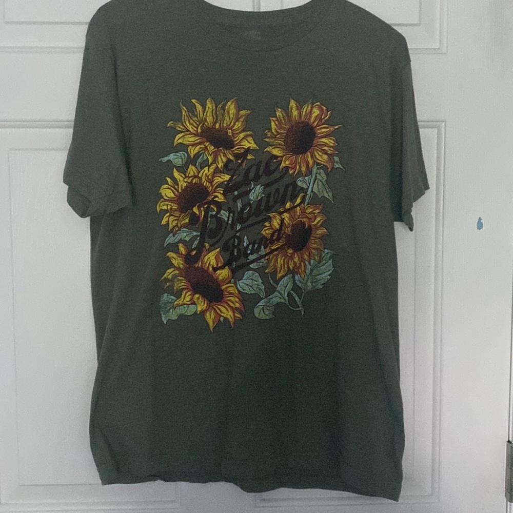 Green oversized t shirt